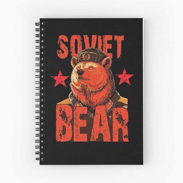 Item preview, Vintage Soviet Army Russian Bear Soldier USSR Retro CCCP  designed and sold by TopTeeShop.