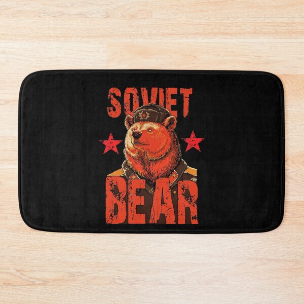 Item preview, Vintage Soviet Army Russian Bear Soldier USSR Retro CCCP  designed and sold by TopTeeShop.