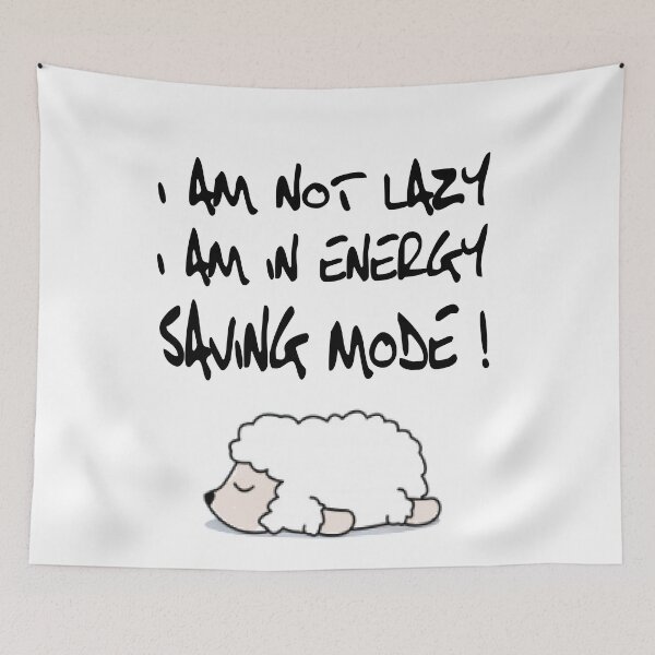 Item preview, Not lazy designed and sold by RebeccaRe.