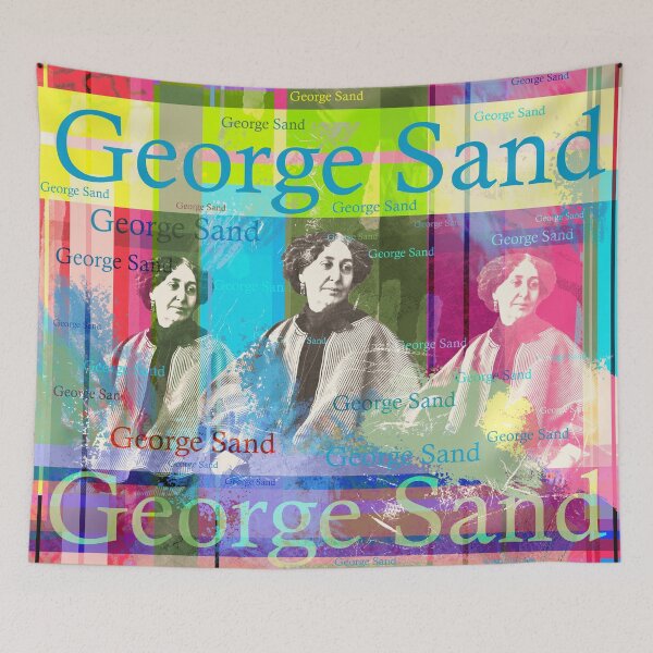 Item preview,  who published numerous social-critical articles in addition to novels. Through her way of life and her works, she campaigned for both feminist and socially critical goals.
The design by Mallybeau Mauswohn shows an aesthetic collage with a portrait of th designed and sold by Mauswohn.