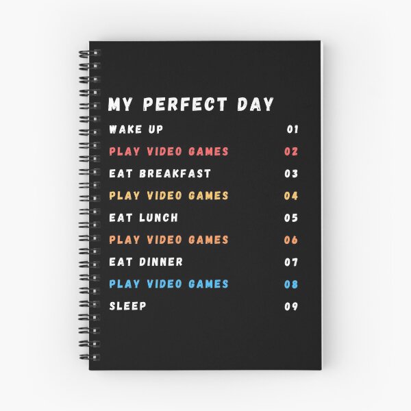 Item preview, My Perfect Day Video Games designed and sold by wapix.