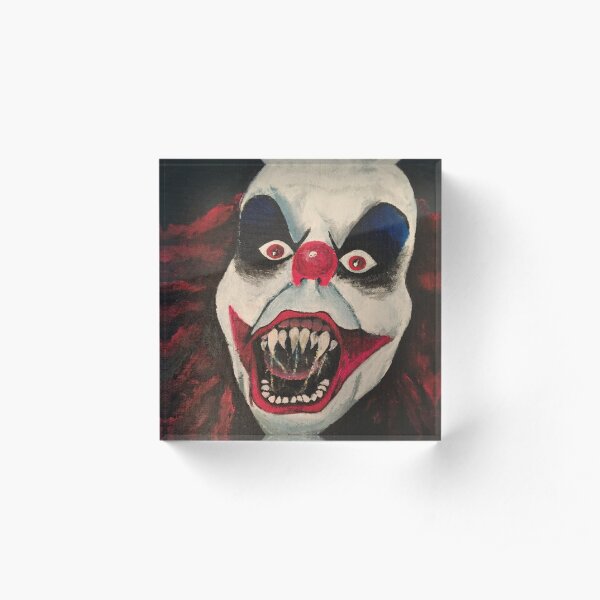 Scary Clown Home Living Redbubble - bozo the clown adult costume roblox