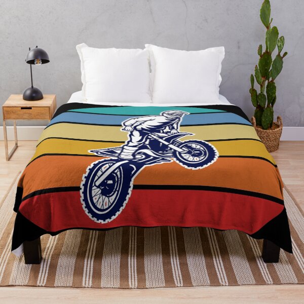 Item preview, Motocross Dirt Bike Retro Sunset designed and sold by playloud.