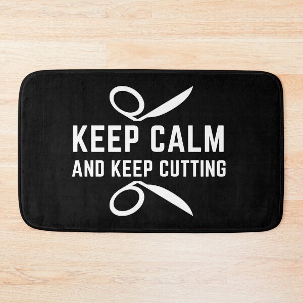 Item preview, Make up Artist: keep calm & keep cutting Hairdresser & Barber designed and sold by CuteLovelyDesigns.