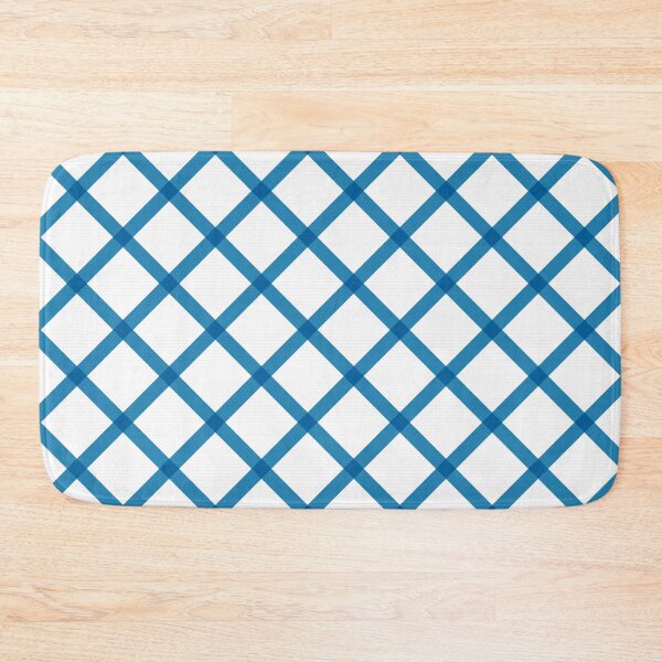 Item preview, Blue cross line pattern designed and sold by artistraft.