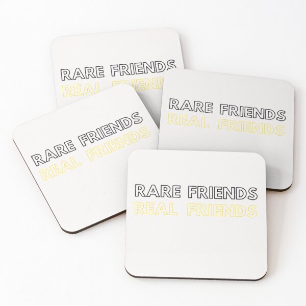 Item preview, Real friends Rare friends White designed and sold by Shineyarts.