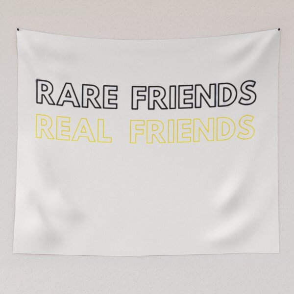 Item preview, Real friends Rare friends White designed and sold by Shineyarts.