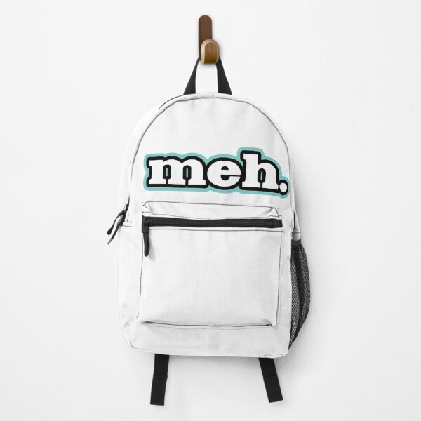 Item preview, Meh. Word Art Typography Stickers designed and sold by Nikki Milley.