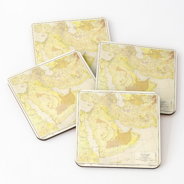 Item preview, Middle East Map (1955) designed and sold by allhistory.