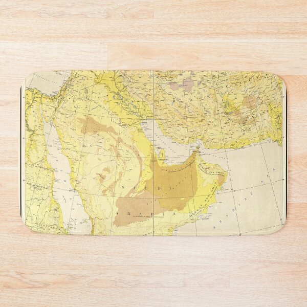 Item preview, Middle East Map (1955) designed and sold by allhistory.