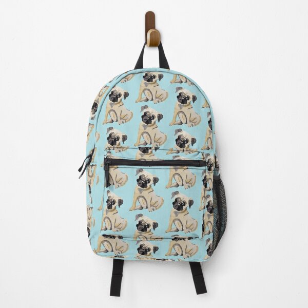 Item preview, Pug Dog Illustration designed and sold by LIMEZINNIASDES.