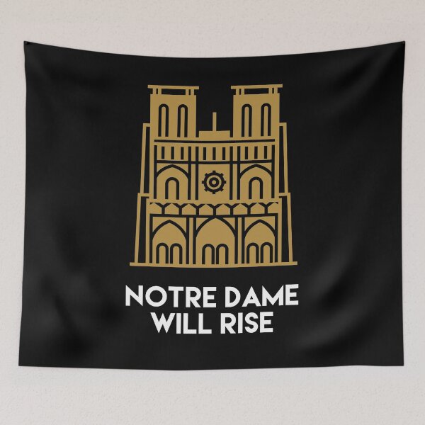 Item preview, Notre Dame will rise designed and sold by bubbliciousart.