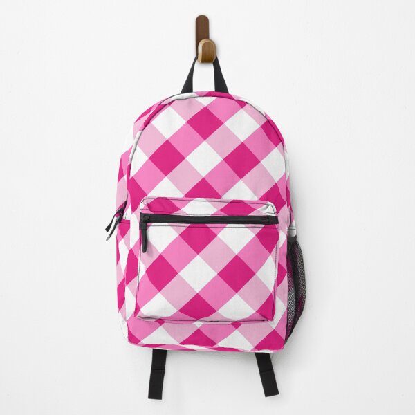 Item preview, Hot Pink and White Check Gingham Plaid designed and sold by SqueakyRicardo.