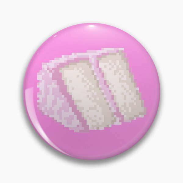 Item preview, Pixel Food Series - Pink Cake Slice designed and sold by TheGreys.