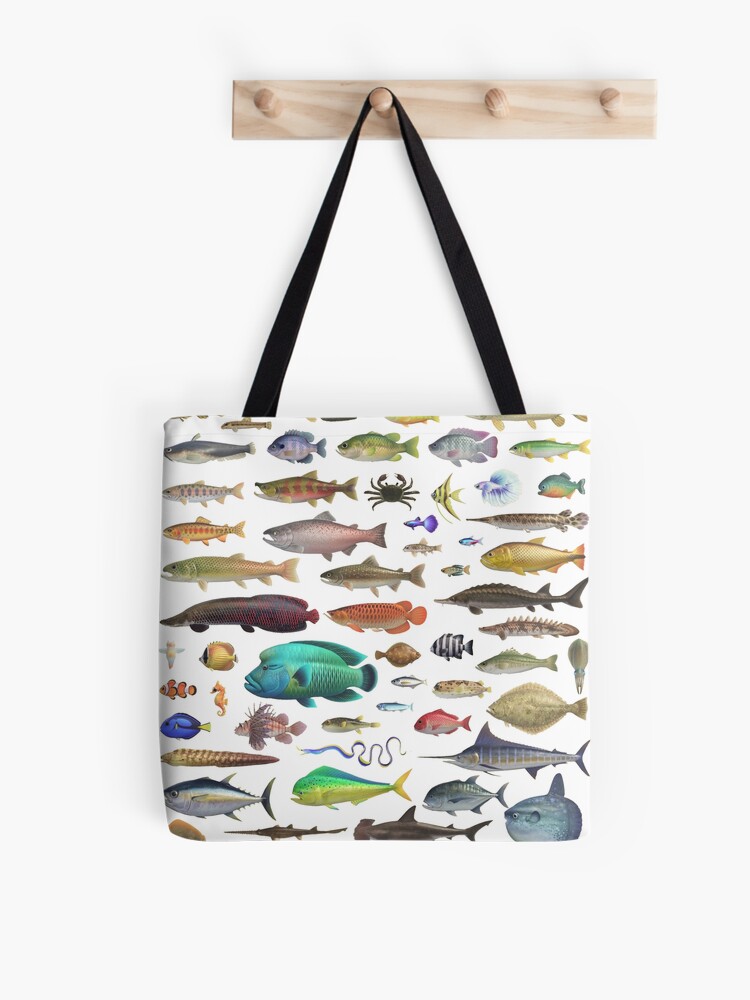 ALL FISH N STUFF Critterpedia | Tote Bag