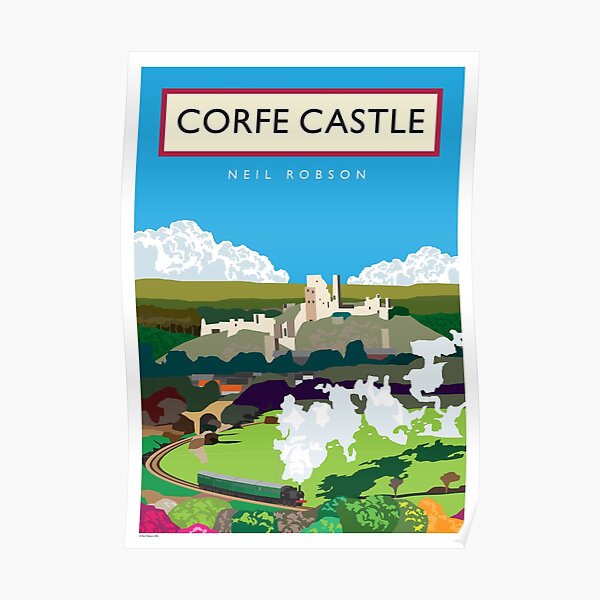 Corfe Castle, Dorset Poster