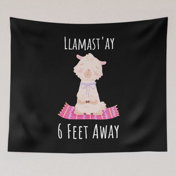 Item preview, Llamast'ay Yoga 6 Feet Away designed and sold by hasnimed.