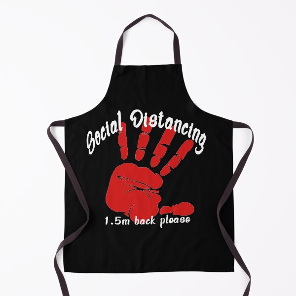 Item preview, Social Distancing Stay Back with Red hand designed and sold by Jamboprints.
