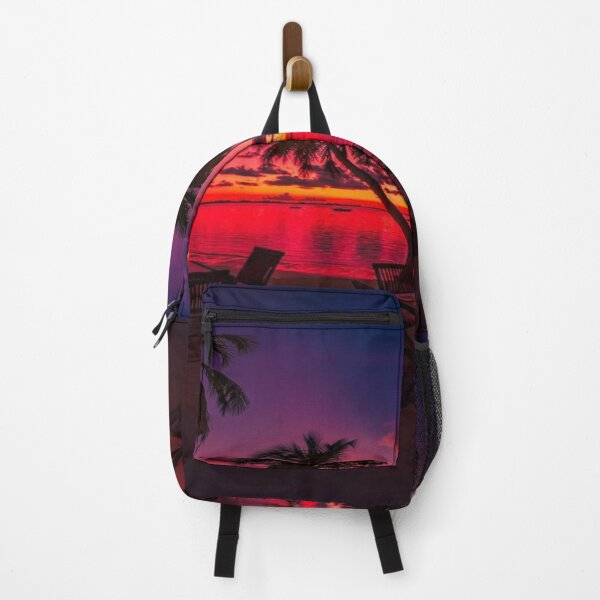 Item preview, Sunset Palm trees Beach View  designed and sold by Ashraf Can.