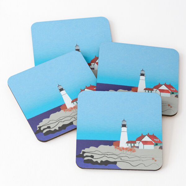 Item preview, Portland Head Lighthouse - Cape Elizabeth, Maine designed and sold by DAM Creative ⭐⭐⭐⭐⭐.