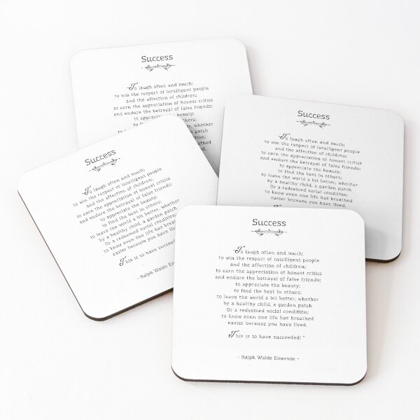 Item preview, Success poem by Ralph Waldo Emerson designed and sold by LaziniArts.