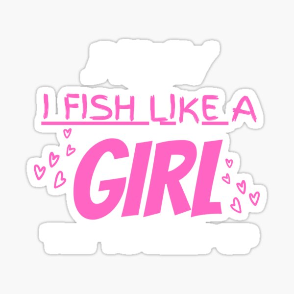 Reel Girls Fish Stickers for Sale, Free US Shipping