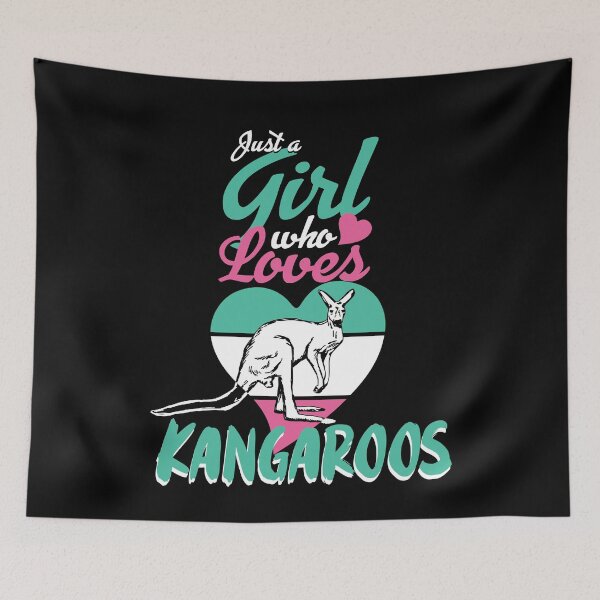 Item preview, Girl Who Loves Kangaroos designed and sold by Myshelter.