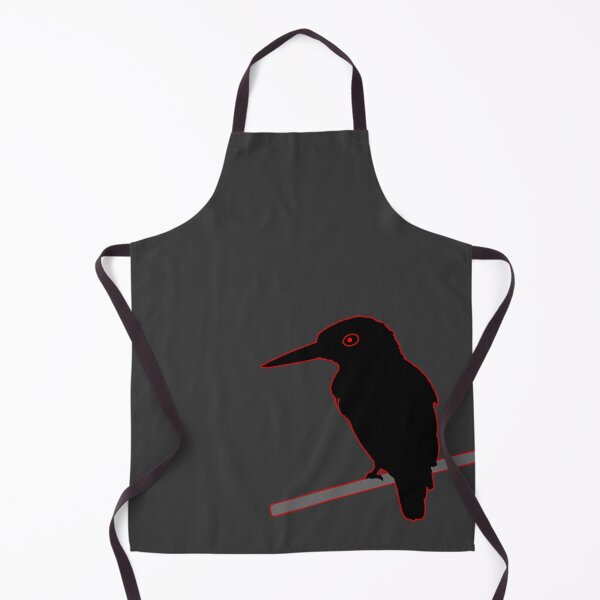 Item preview, Angry Black Bird – Gothic Shadow in Red & Gray designed and sold by uniQuin.