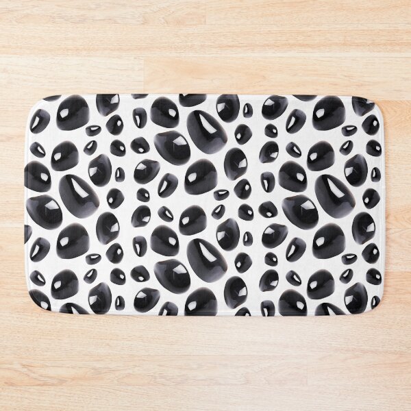 Item preview, Obsidian Crystal Gemstone Black Pattern designed and sold by EnchantedInn.
