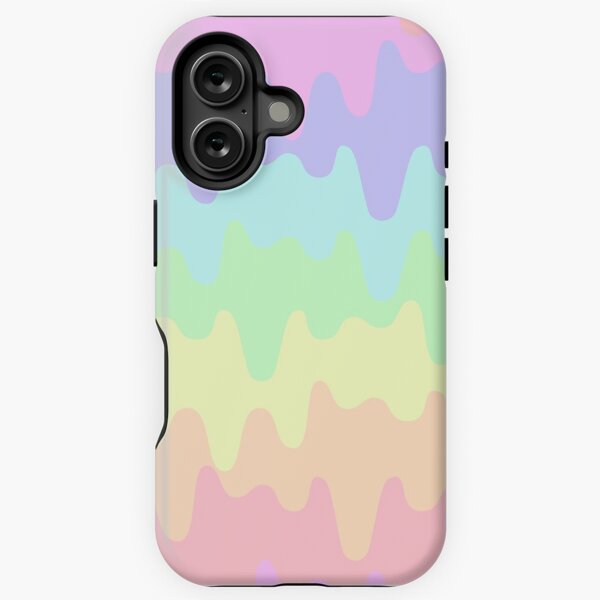 Rainbow Pastel Melt iPhone Tough Case