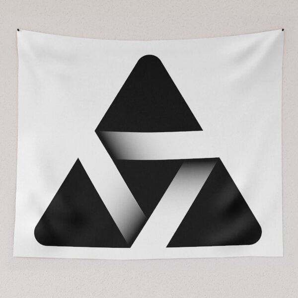Item preview, Shadow Triangle White designed and sold by AlexGreenberg.