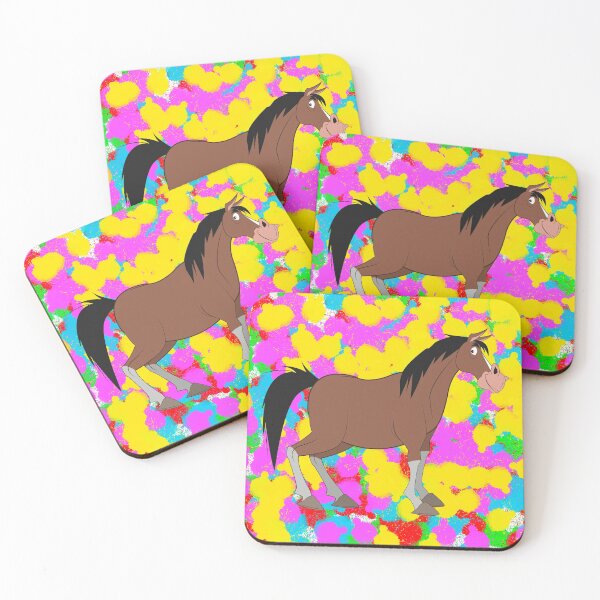 Item preview, Horse Pop Colour/Color Tie Dye Background Funky Cool designed and sold by IBMClothing.