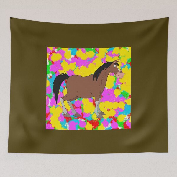 Item preview, Horse Pop Colour/Color Tie Dye Background Funky Cool designed and sold by IBMClothing.
