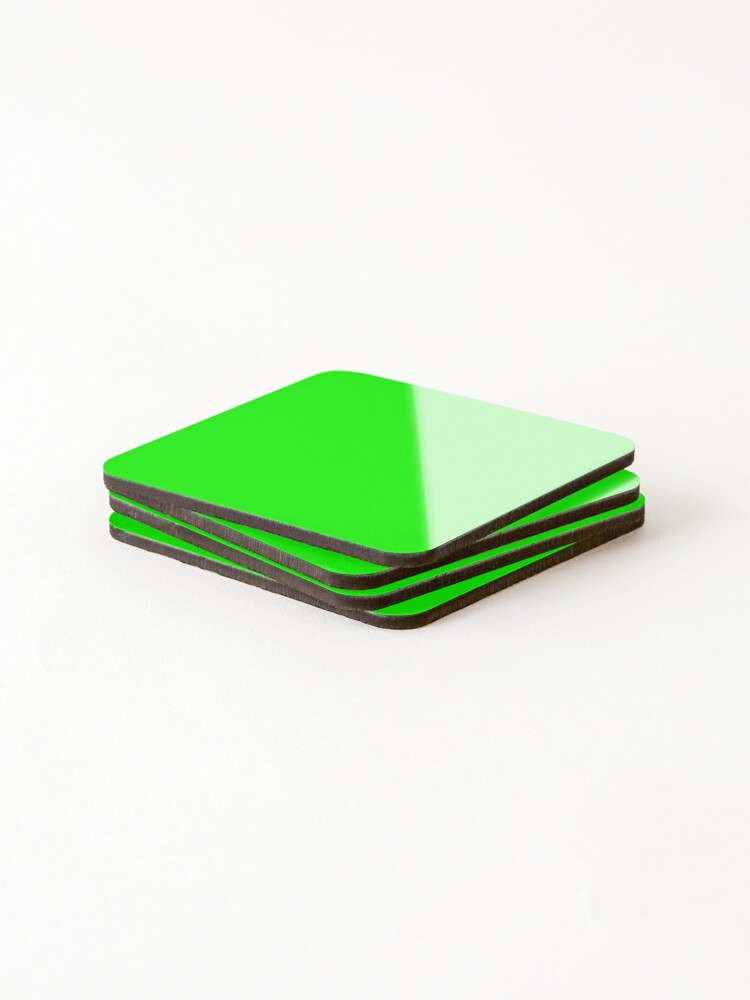 Thumbnail 4 of 5, Coasters (Set of 4), Simple green designed and sold by Basic310.
