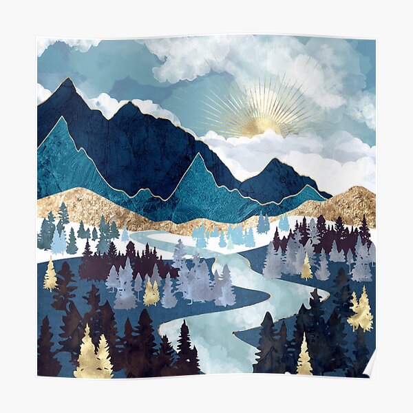 Valley Sunrise Poster
