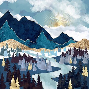 Artwork thumbnail, Valley Sunrise by spacefrogdesign