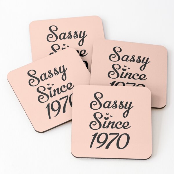 Item preview, 1970 Sassy Since, Birthday Gift, 50th Birthday designed and sold by silverhexagon.