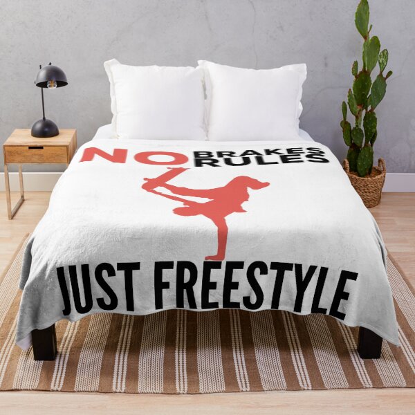 Item preview, No Brakes, No Rules, Just Freestyle Skateboarding designed and sold by bumperapparels.