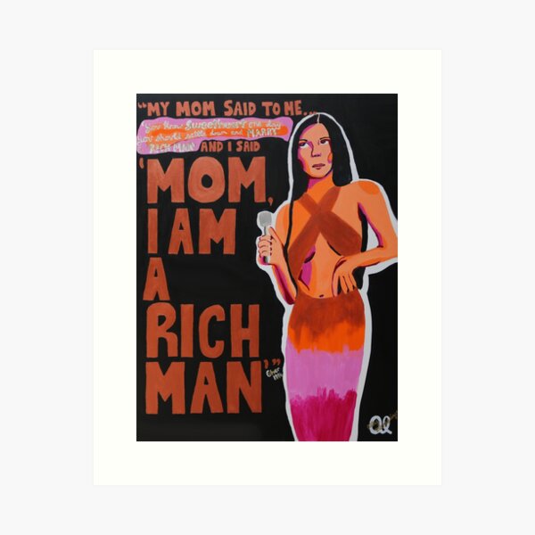 Item preview, Mom, I am a Rich Man designed and sold by artworkbyal.