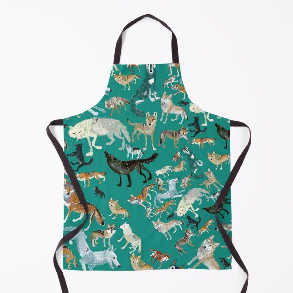 Item preview, Wolves of the World (Green pattern) designed and sold by belettelepink.