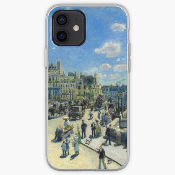 Pont Neuf, Paris, by Auguste Renoir iPhone Soft Case