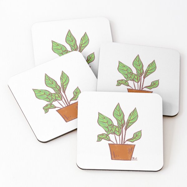 Item preview, Algaonema White Stem designed and sold by MintAndManta.