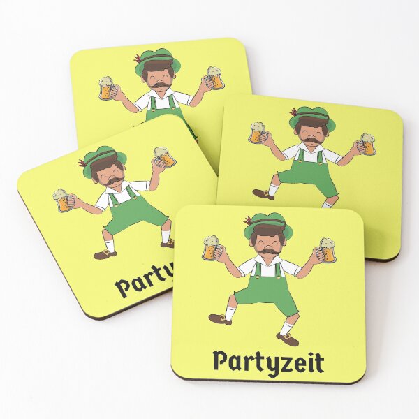 Item preview, Dancing German Man with Beer Deutsch Mann Party Time Partyzeit designed and sold by Time4German.