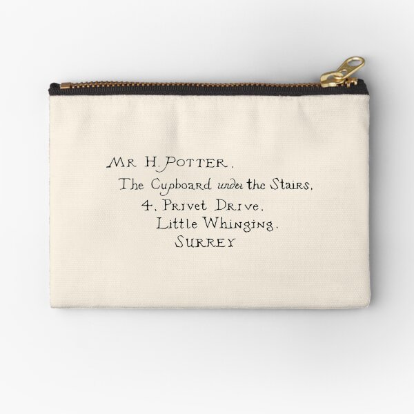 Letter Zipper Pouch