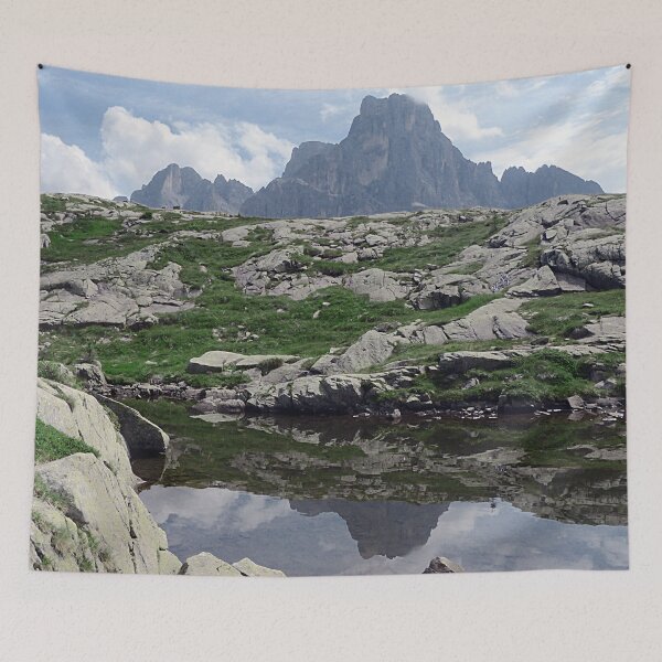 Item preview, Alpine Pond Alps Peaks Mountain designed and sold by Anna Lemos.