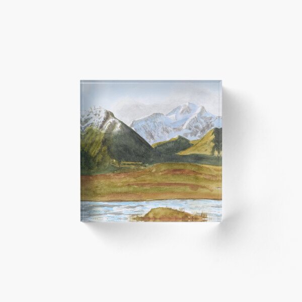 Glen Coe by John Rees Acrylic Block