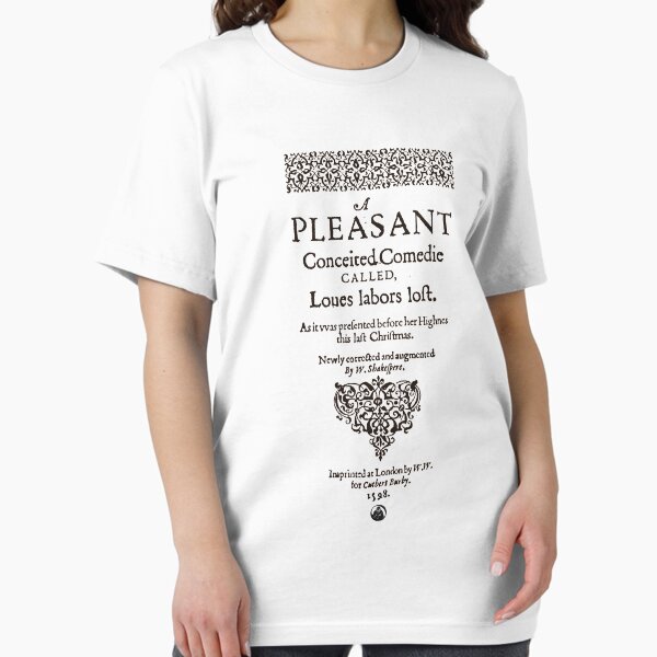 Item preview, Shakespeare Love's Labors Lost Frontpiece - Simple Black Version designed and sold by Styled Vintage.