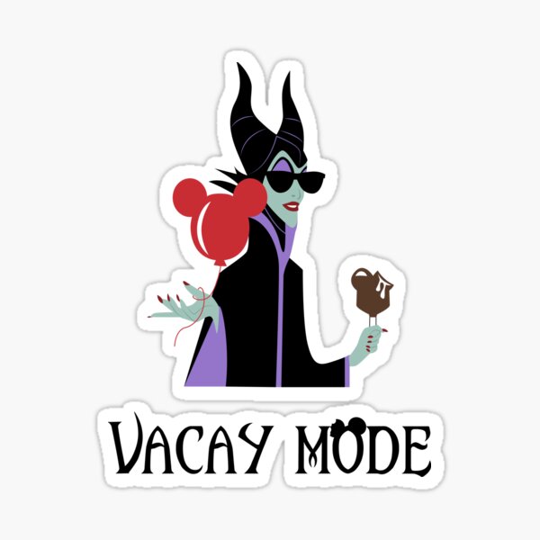 Vacay mode Mistress of Evil Sticker