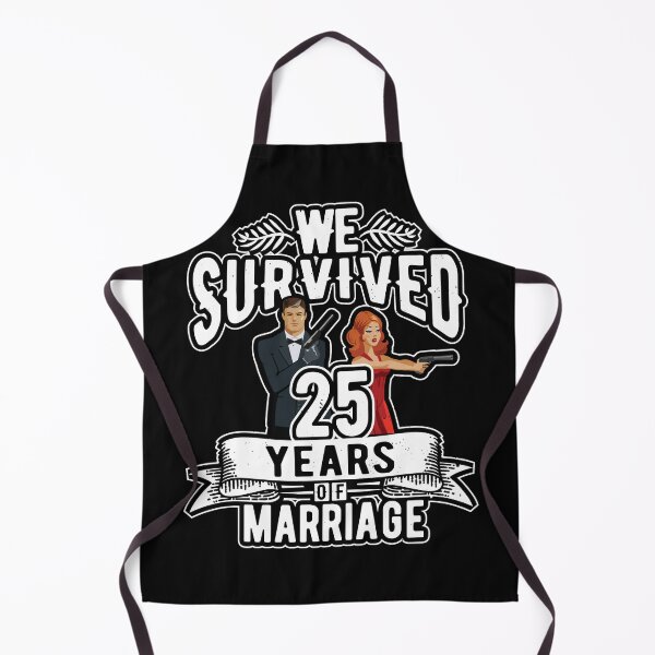 Item preview, We survived 25 years of marriage! designed and sold by Cutebutfunny.