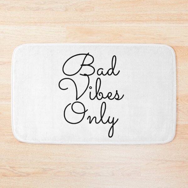 Item preview, Bad Vibes Only Cursive Writing designed and sold by ShakePoD.